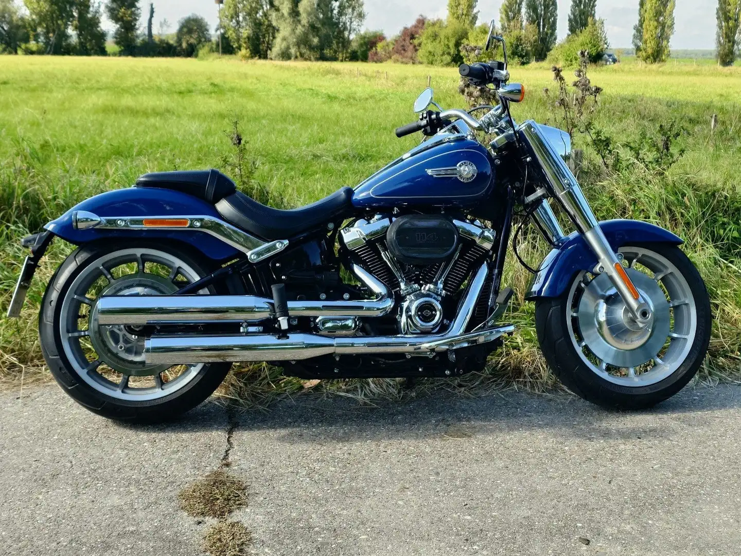 Harley-Davidson Fat Boy Azul - 1