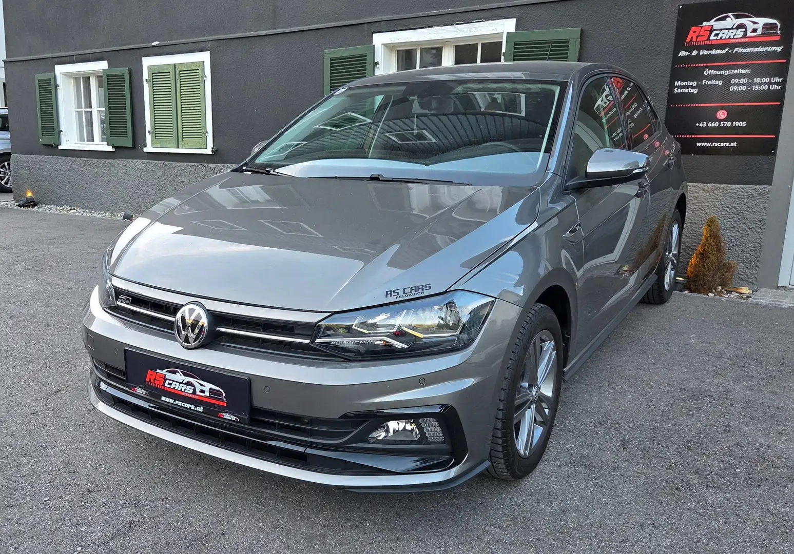 Volkswagen Polo R-Line Erst 68000 KM  ACC/Led/PDC Frisch Vorgeführt 10/2027 Grau - 2
