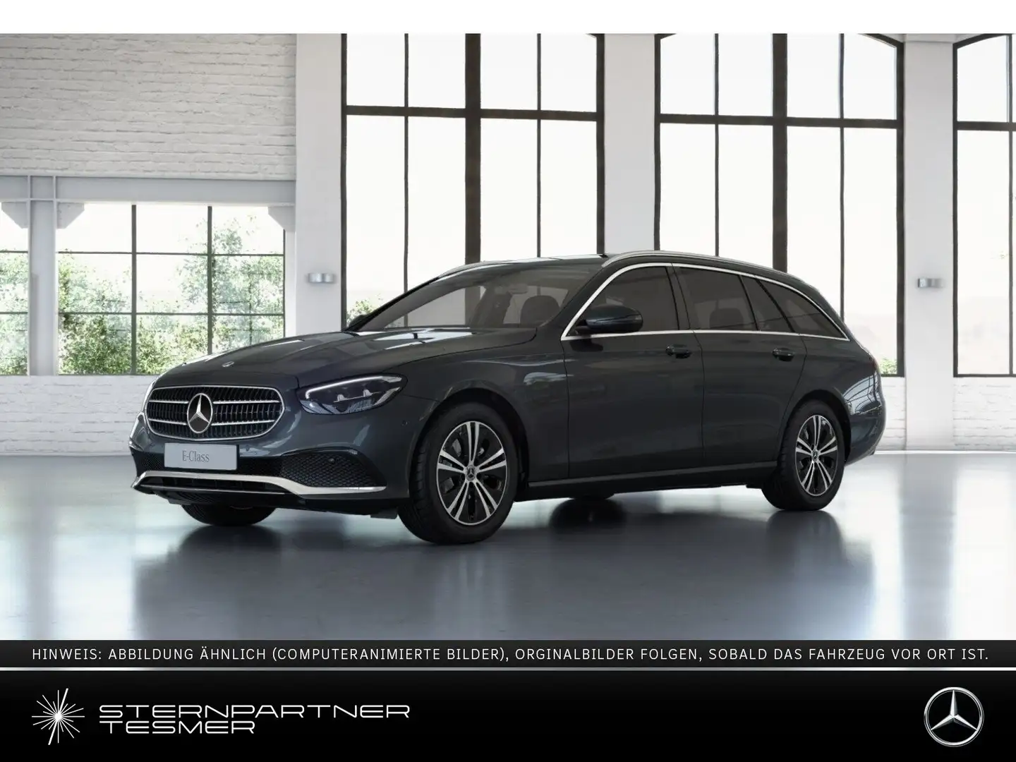 Mercedes-Benz E 220 d T AVANTGARDE+AHK+KAMERA+MBUX+AMBIENTE Gris - 1