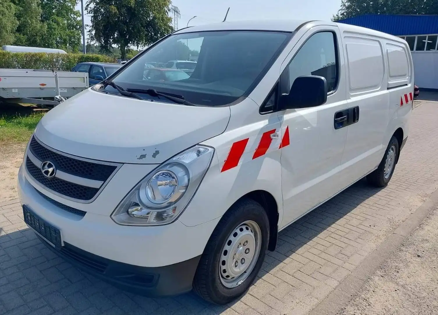 Hyundai H-1 2.5 CRDI | 1.Hand | Trennwand+Fenster | AHK Blanc - 1