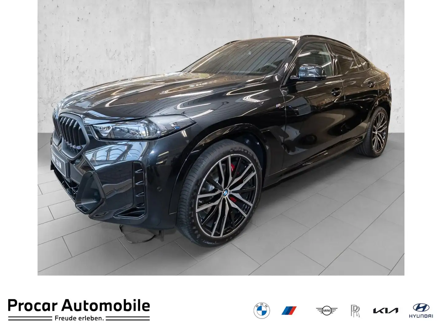 BMW X6 xDrive40d MSport PANO HuD AHK H/K DA Prof PA Prof Schwarz - 1
