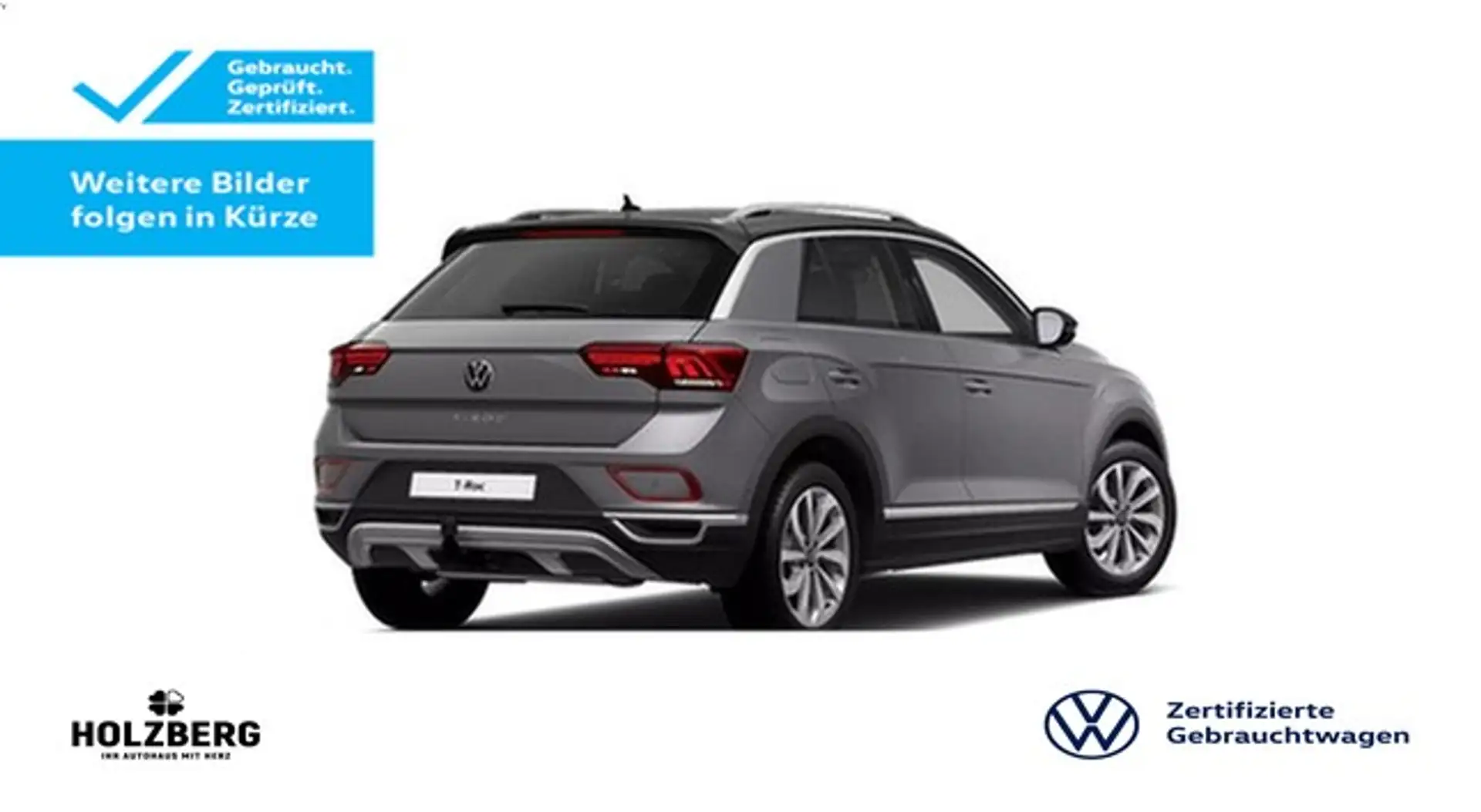 Volkswagen T-Roc 1.5 TSI Style AHK+NAVI+ACC Grau - 2