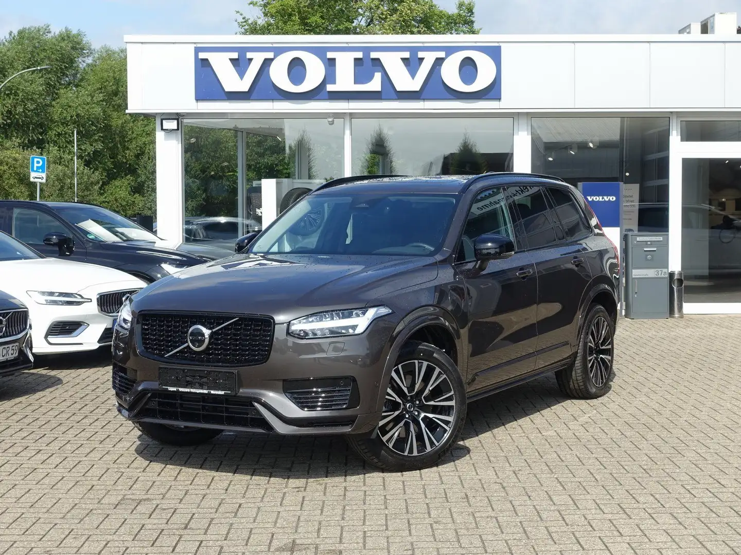 Volvo XC90 Plus Dark T8 AWD Plug-in Hybrid/360°/Pano. Gris - 1
