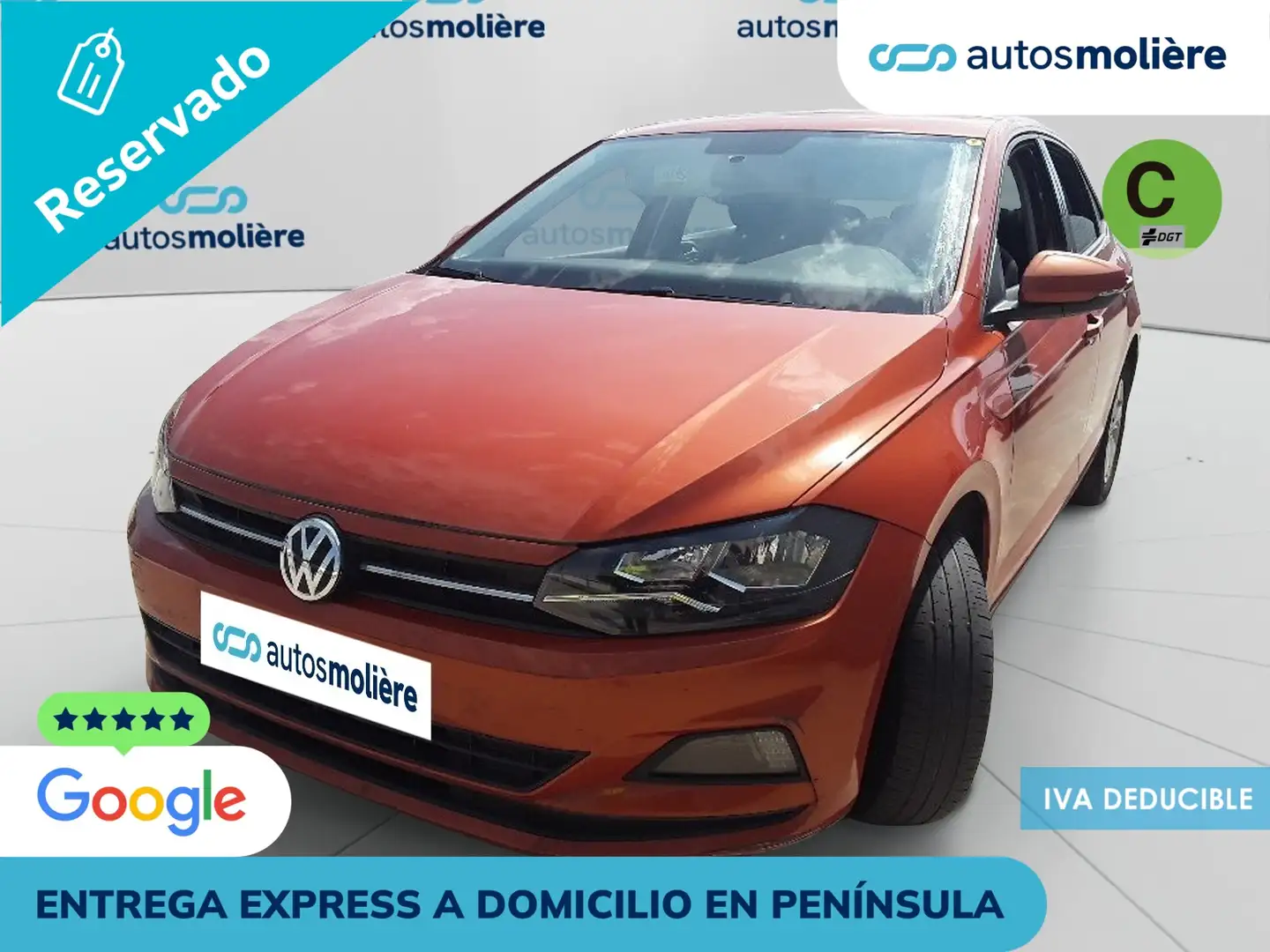 Volkswagen Polo 1.0 Advance 59kW Arancione - 1