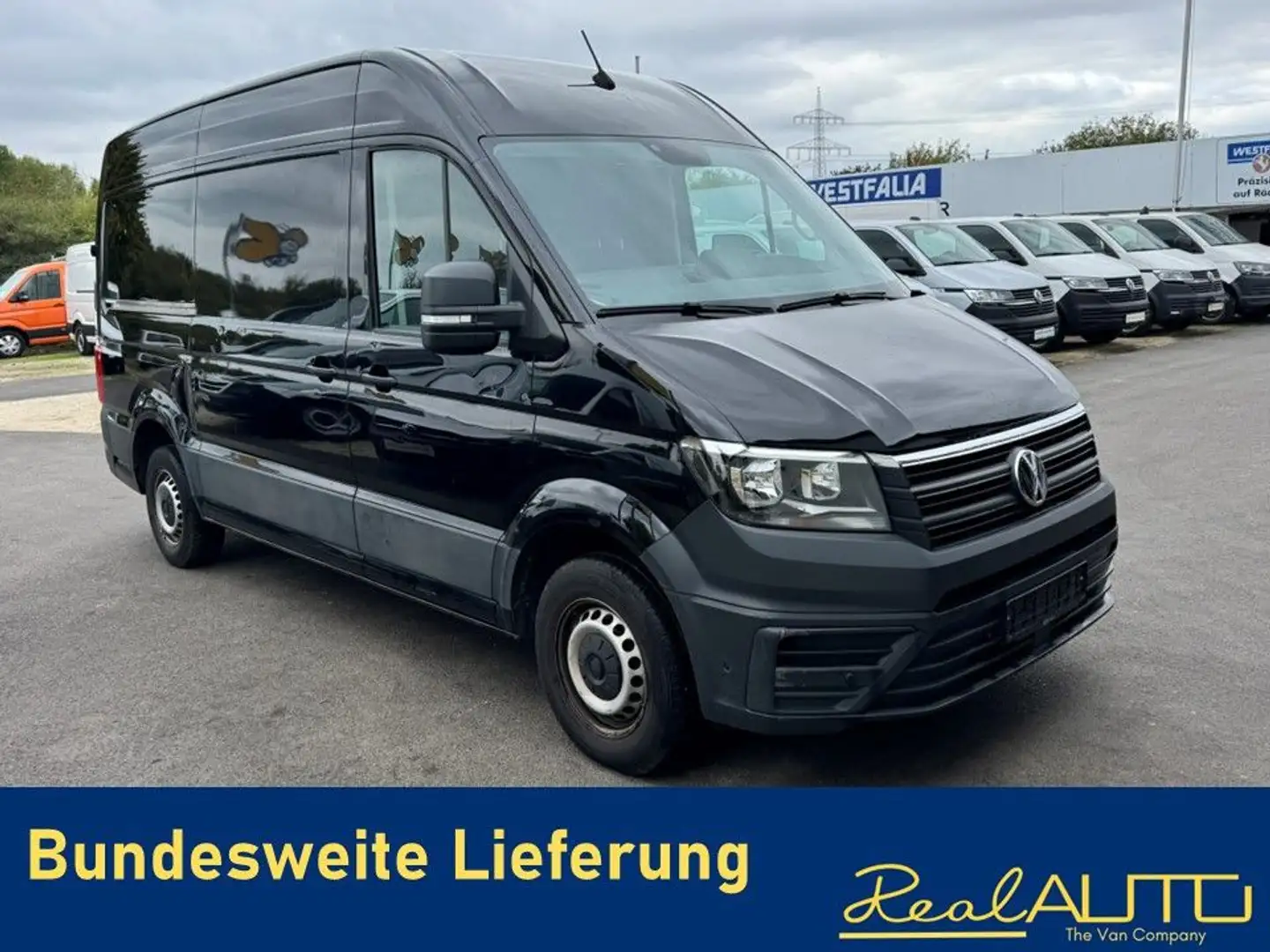 Volkswagen Crafter Kasten 35 MR L2H2 Kamera*Klima Schwarz - 1