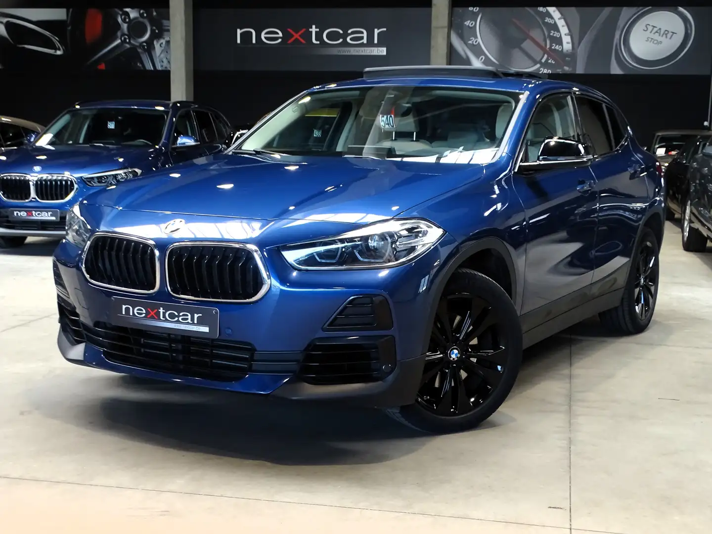 BMW X2 18iA sDrive **T PANO-CUIR SPORT-LED-NAVI-CAMERA** Blu/Azzurro - 1