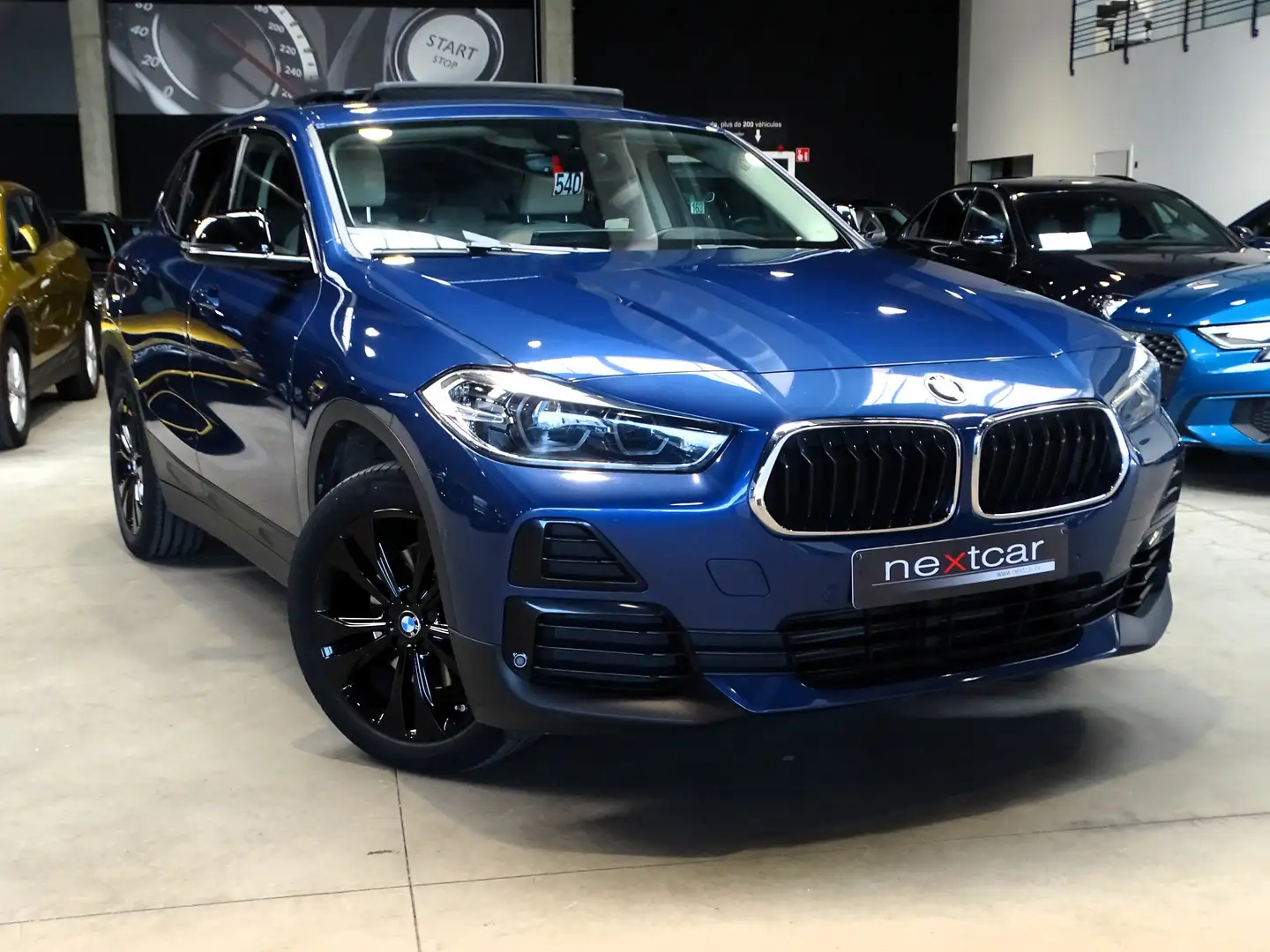 BMW X2 18iA sDrive **T PANO-CUIR SPORT-LED-NAVI-CAMERA** Blu/Azzurro - 2