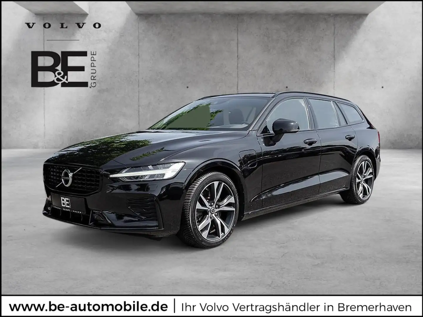 Volvo V60 T6 Recharge Plus Dark AWD HGSD Schwarz - 1