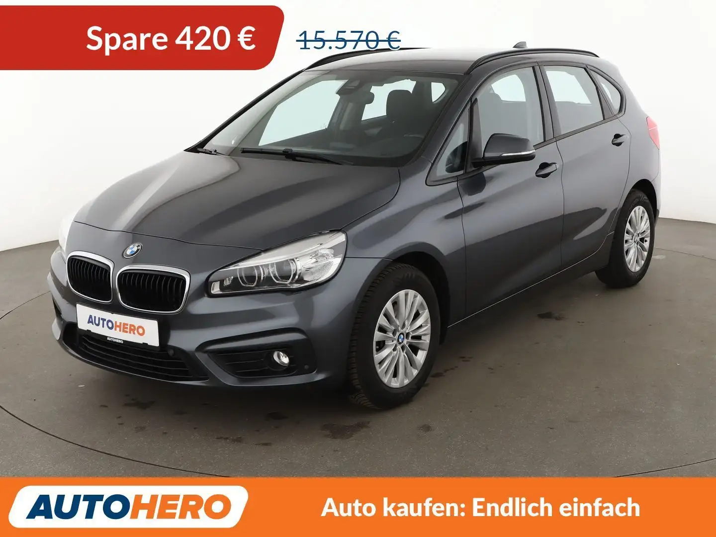 BMW 216 d Active Tourer Advantage*NAVI*PDC* Grau - 1