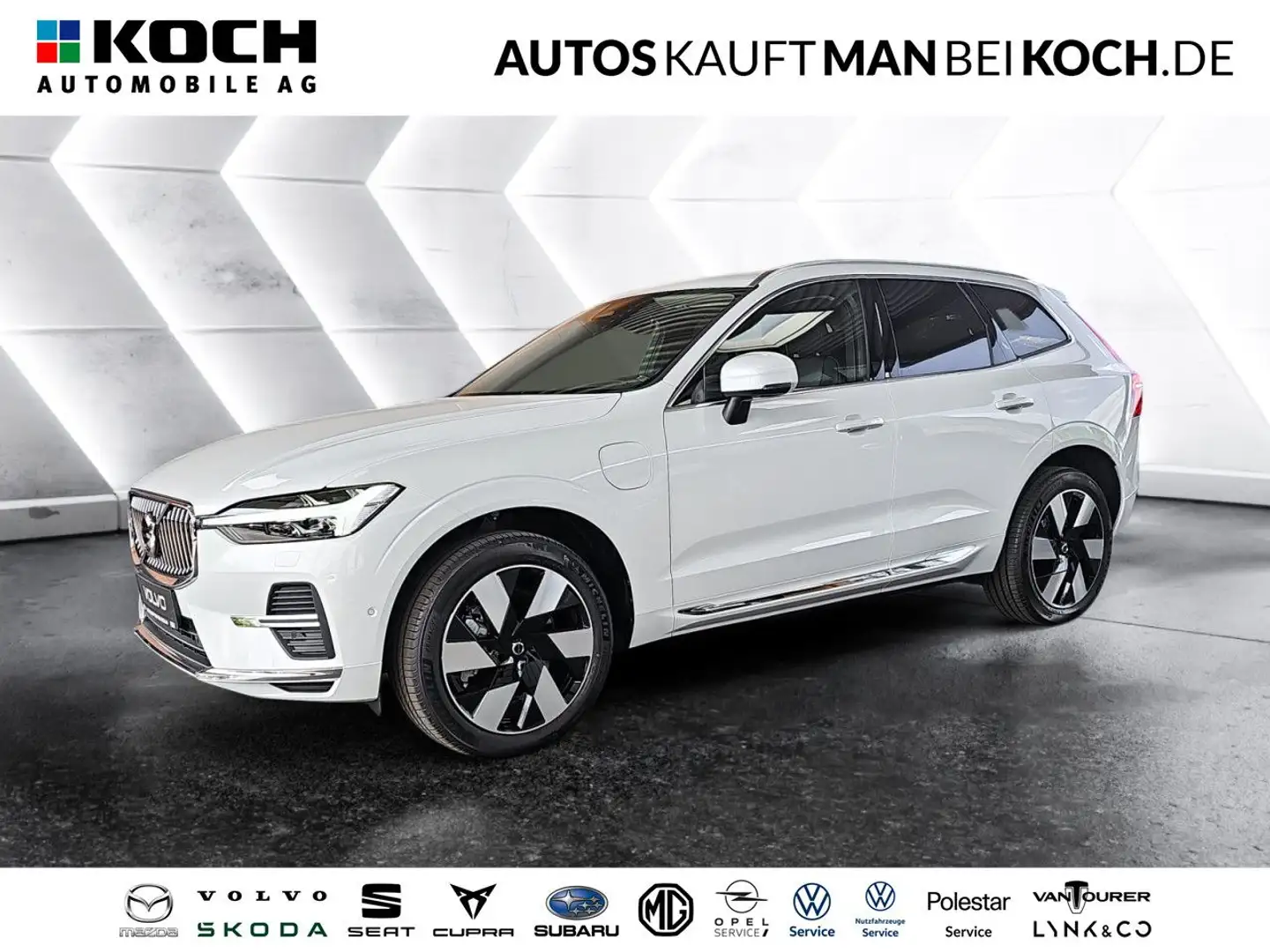 Volvo XC60 T6 AWD Plug-in Hybrid Ultra Bright Weiß - 1