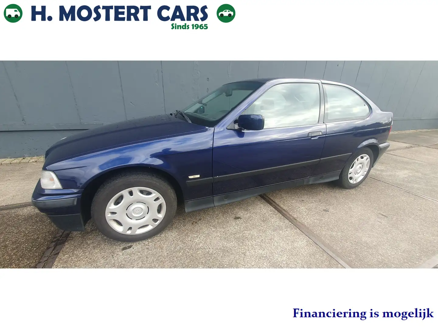 BMW 316 3-serie Compact 316i Executive Benzine Km.166000 N Blauw - 1