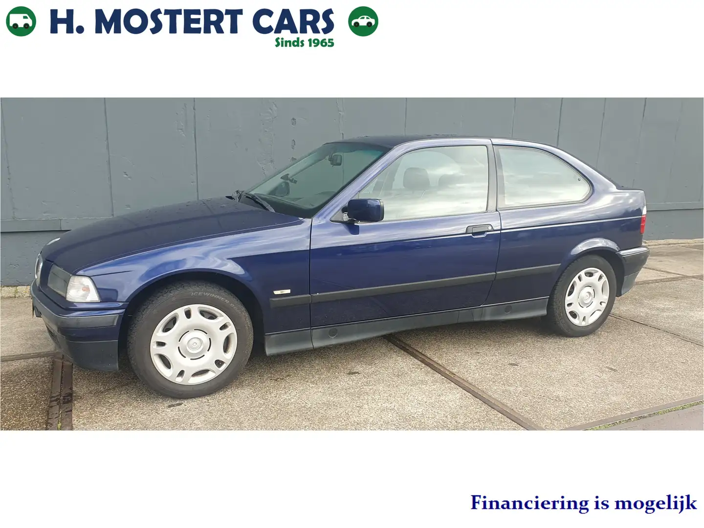 BMW 316 3-serie Compact 316i Executive Benzine Km.166000 N Blauw - 2