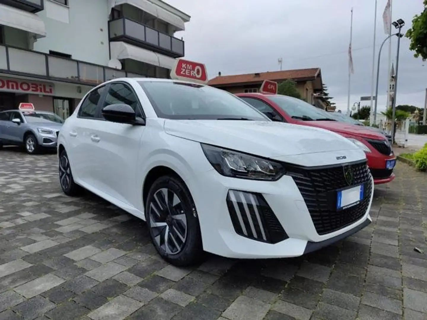 Peugeot 208 1.2 hybrid Style 100cv e-dcs 6 Bianco - 1
