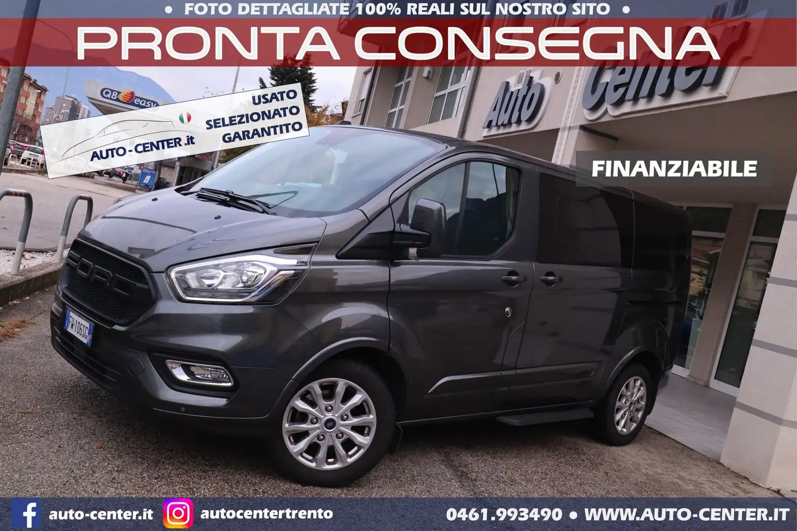 Ford Tourneo Custom Tourneo Custom 320 2.0 TDCi 185CV PC Titanium Grau - 1