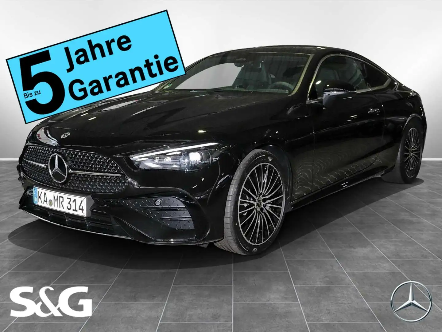 Mercedes-Benz CLE 220 d Coupé AMG MBUX+RüKam+DIG-LED+Pano+DAB Negru - 1