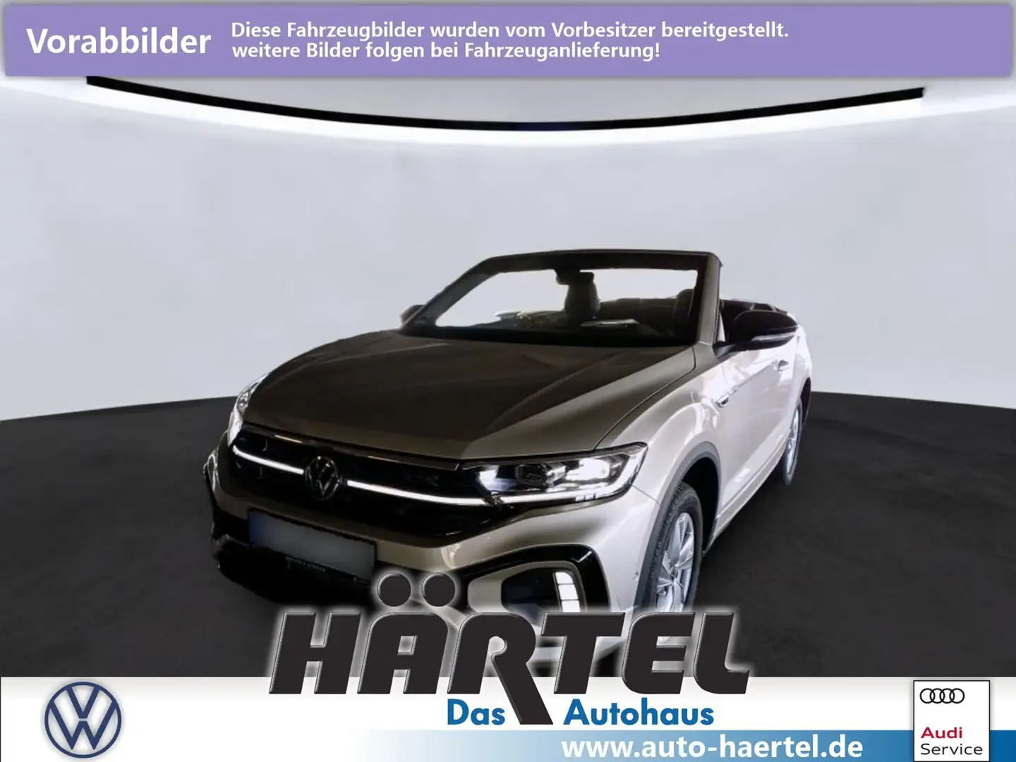 Volkswagen T-Roc CABRIOLET R-LINE BLACK STYLE 1.5 TSI DSG LED Beige - 1