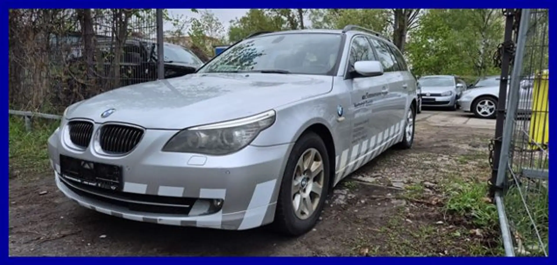 BMW 525 d Touring 3.0D 197PS Aut Pandach Xen.HU:2-26 Серебристый - 2