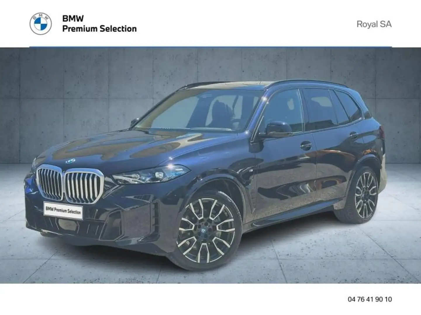 BMW X5 xDrive50e 489ch M Sport malus paye Noir - 1