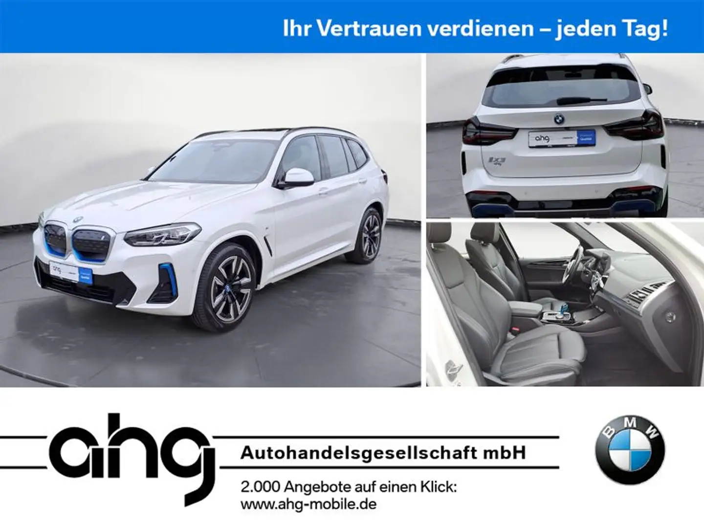 BMW iX3 ix3 iX3 INSPIRING EDC Klimaaut. Sportsitze Wit - 1