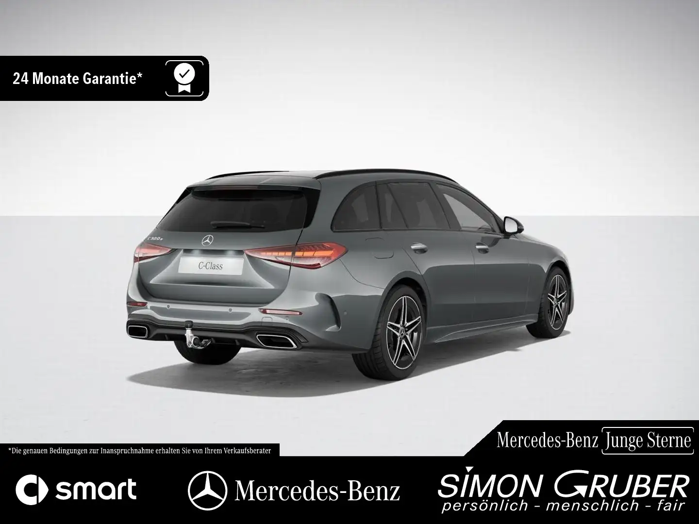 Mercedes-Benz C 300 Te AMG Pano Massage Sitzklima HUD AHK Grau - 2