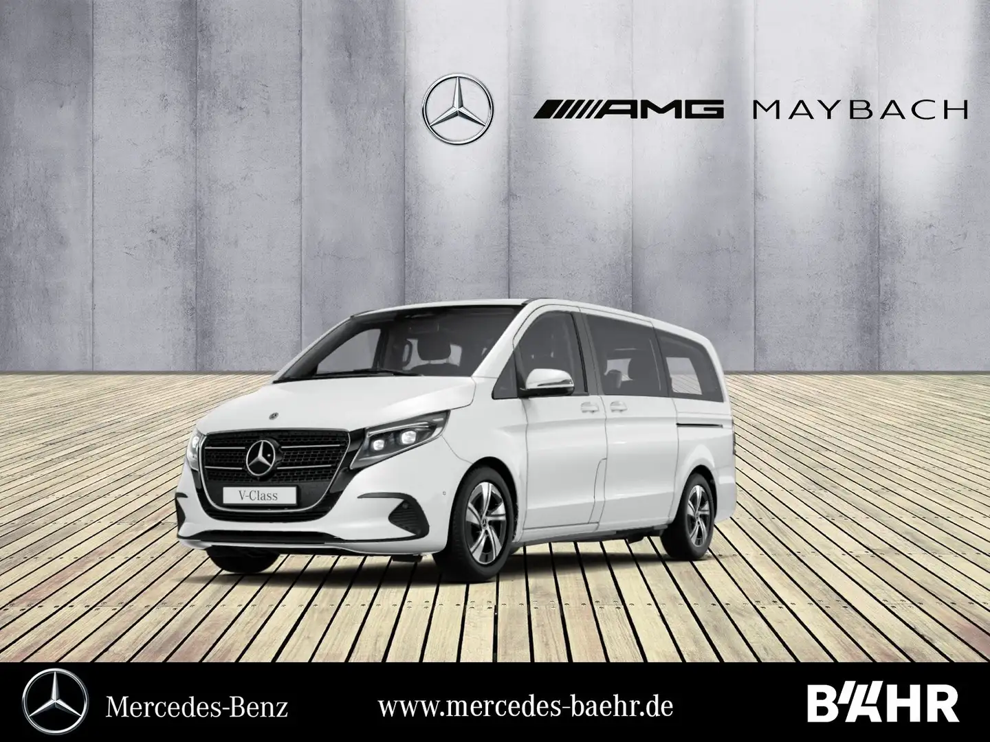 Mercedes-Benz V 300 V 300 d Lang Style/MBUX/Multibeam/360°/Totwinkel Weiß - 1