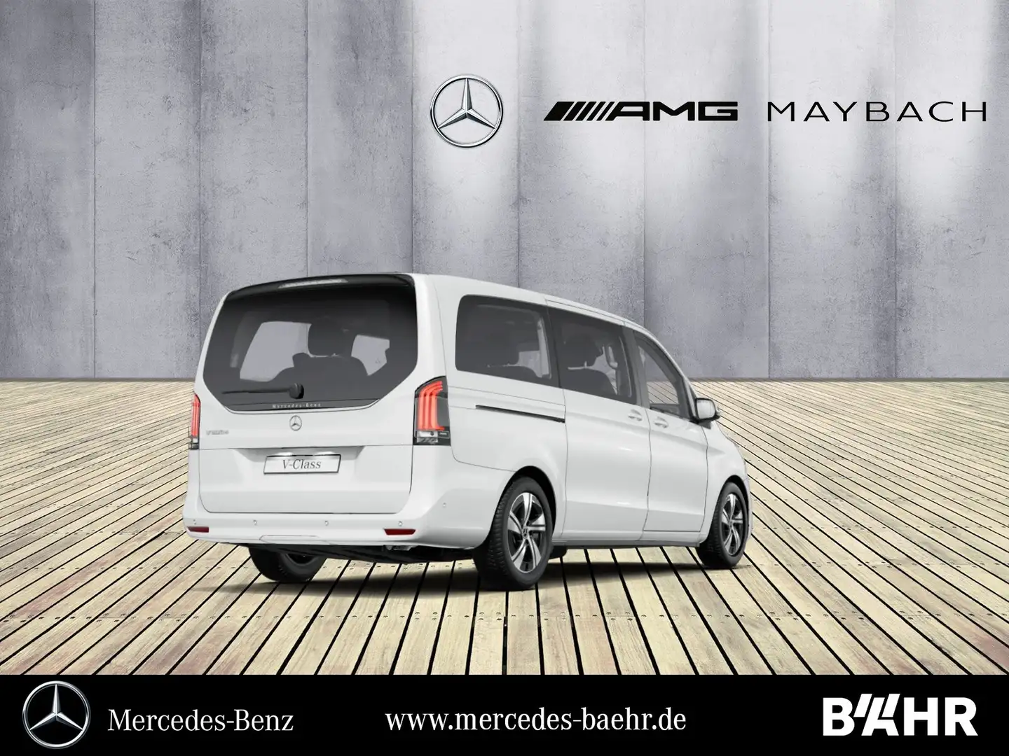 Mercedes-Benz V 300 V 300 d Lang Style/MBUX/Multibeam/360°/Totwinkel Weiß - 2