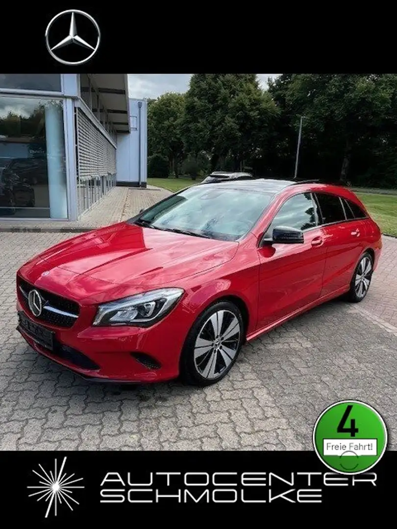 Mercedes-Benz CLA 200 CLA 200 SB PANO*AUTOM*STANDH*AHK*RFK*DISTRO*LED* Rot - 1