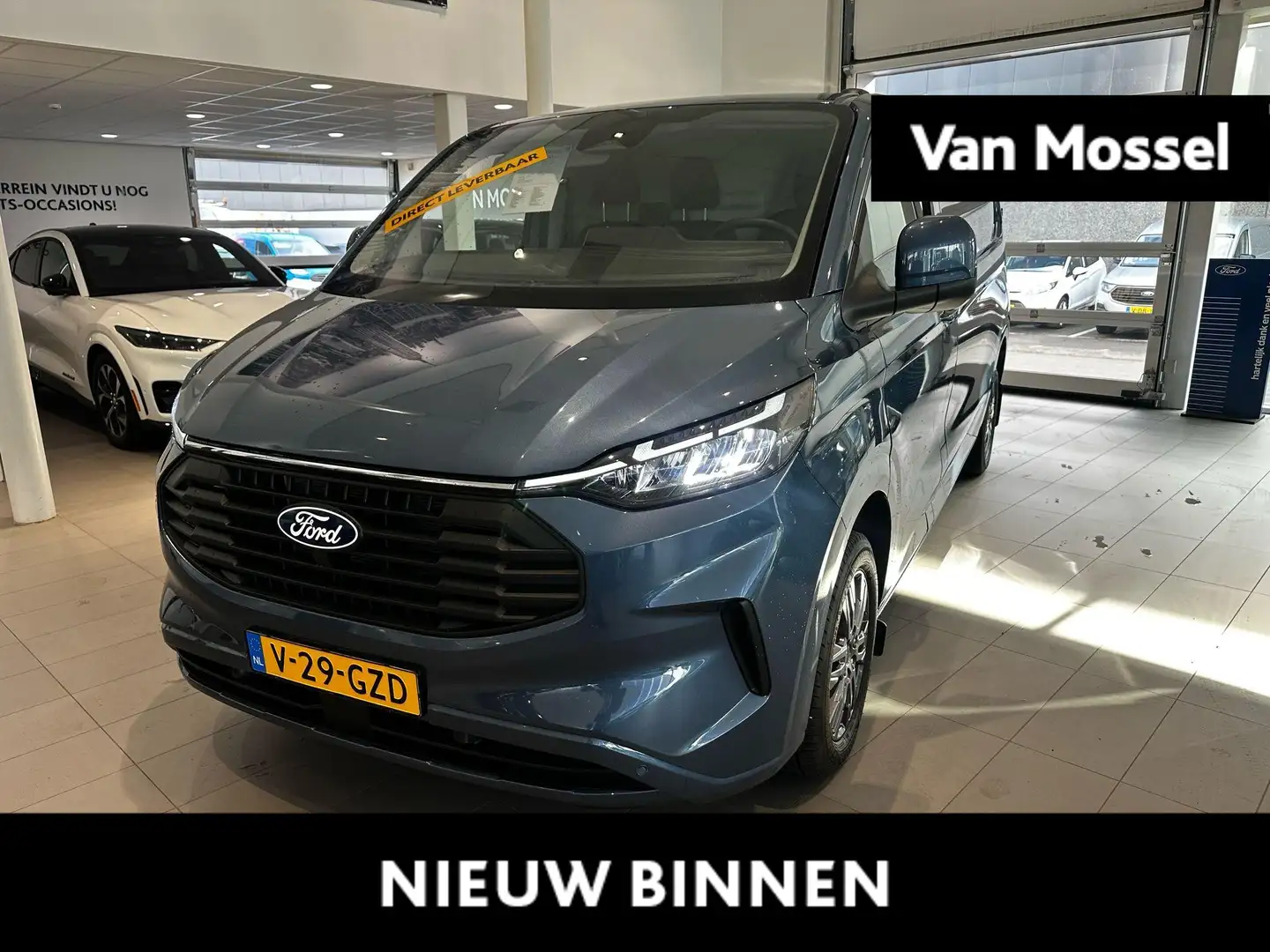 Ford Transit Custom 300 2.0 TDCI L2H1 Limited | 136 PK | BPM VRIJ | NA Blauw - 1