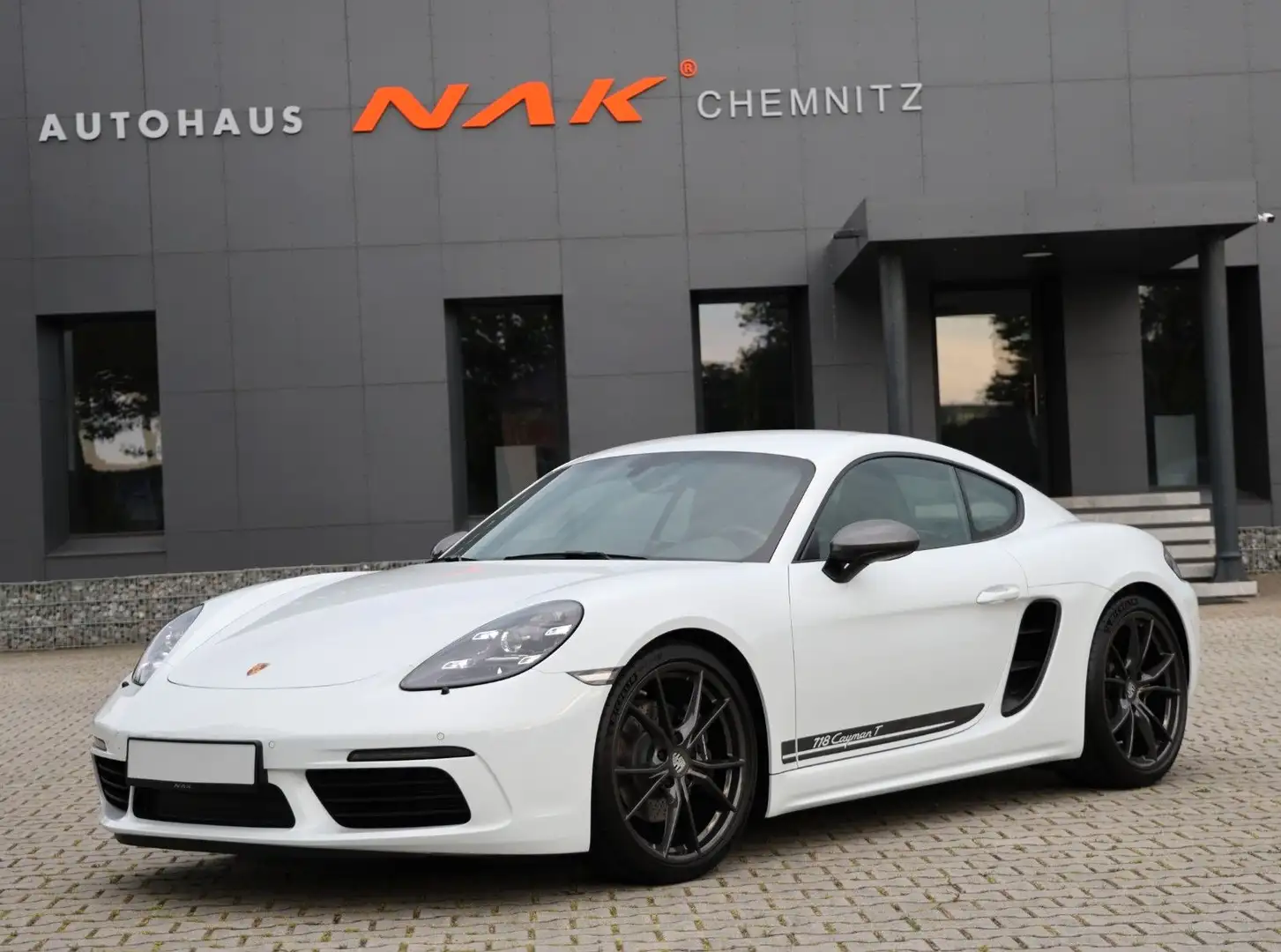 Porsche Cayman 718 Cayman T Chrono CarPlay LED Approved (03/27) Blanc - 1
