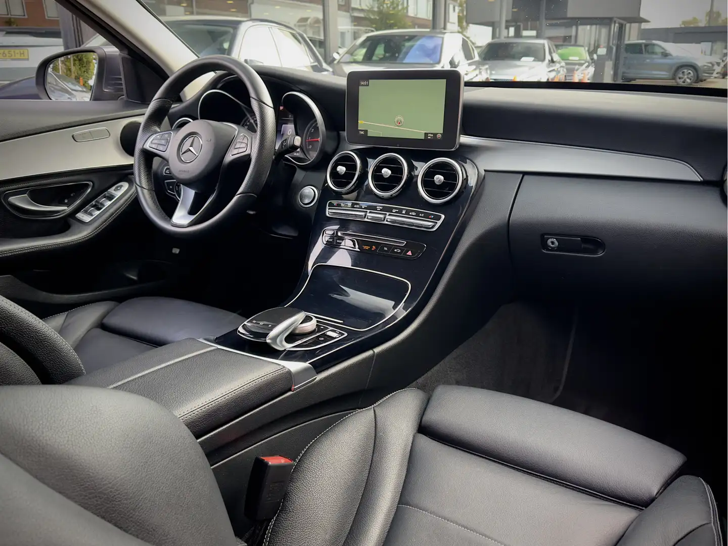 Mercedes-Benz C 350 e AUT7 EDITION 108D.KM! VOL-LEDER NAVI AIRCO LED L Grijs - 2