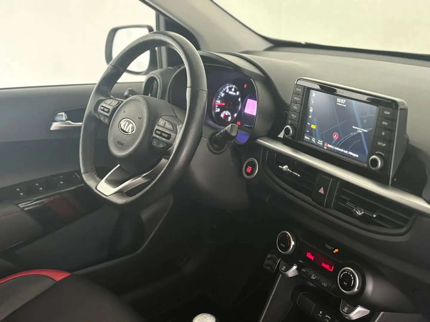 Kia Picanto 1.2 CVVT GT-Line | Apple-Android | Lederen Bekledi Blanc - 2