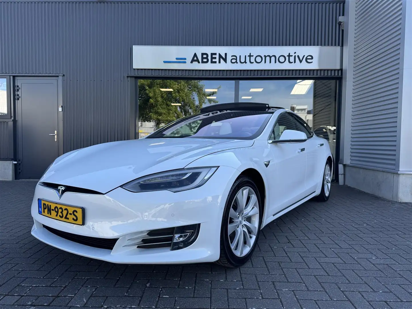 Tesla Model S Motors 90D Base 422PK (PANORAMA|CCS SNEL LADEN|19" Wit - 1