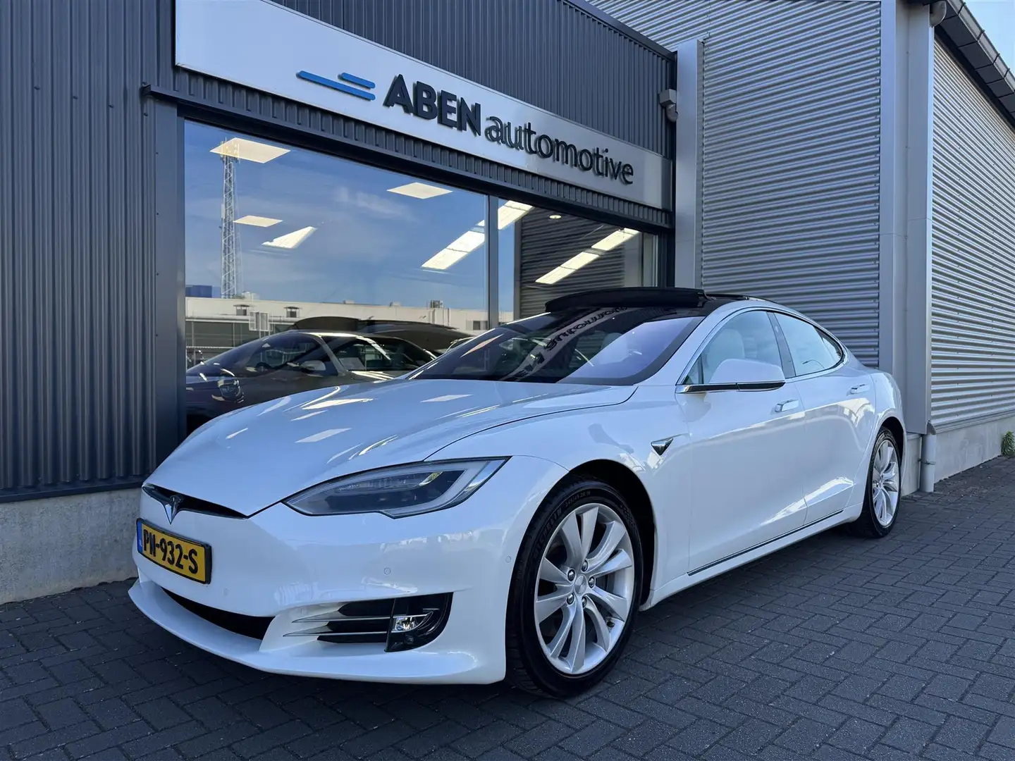 Tesla Model S Motors 90D Base 422PK (PANORAMA|CCS SNEL LADEN|19" Wit - 2