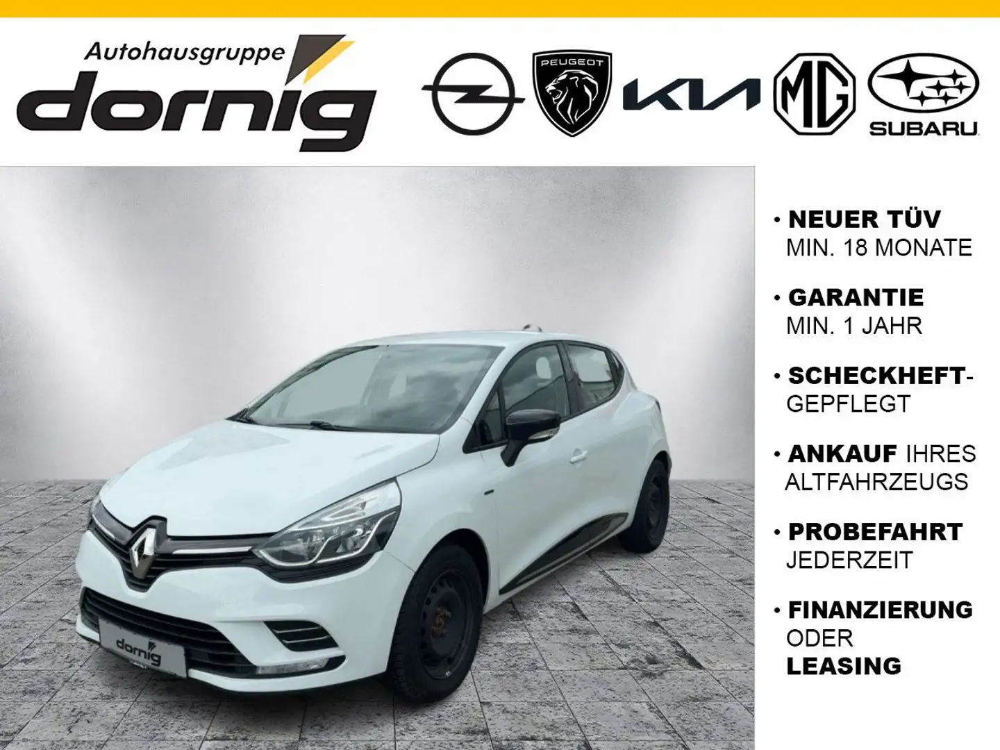 Renault Clio IV Limited, SHZ, Klima Wit - 1