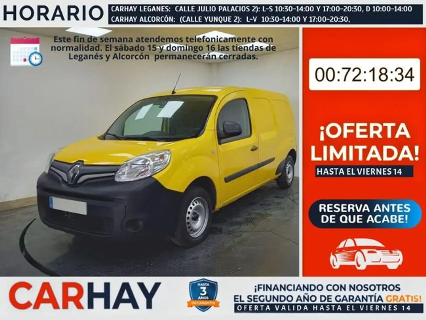 Renault Kangoo 2p Blue dCi 70 kW (95CV) Amarillo - 1