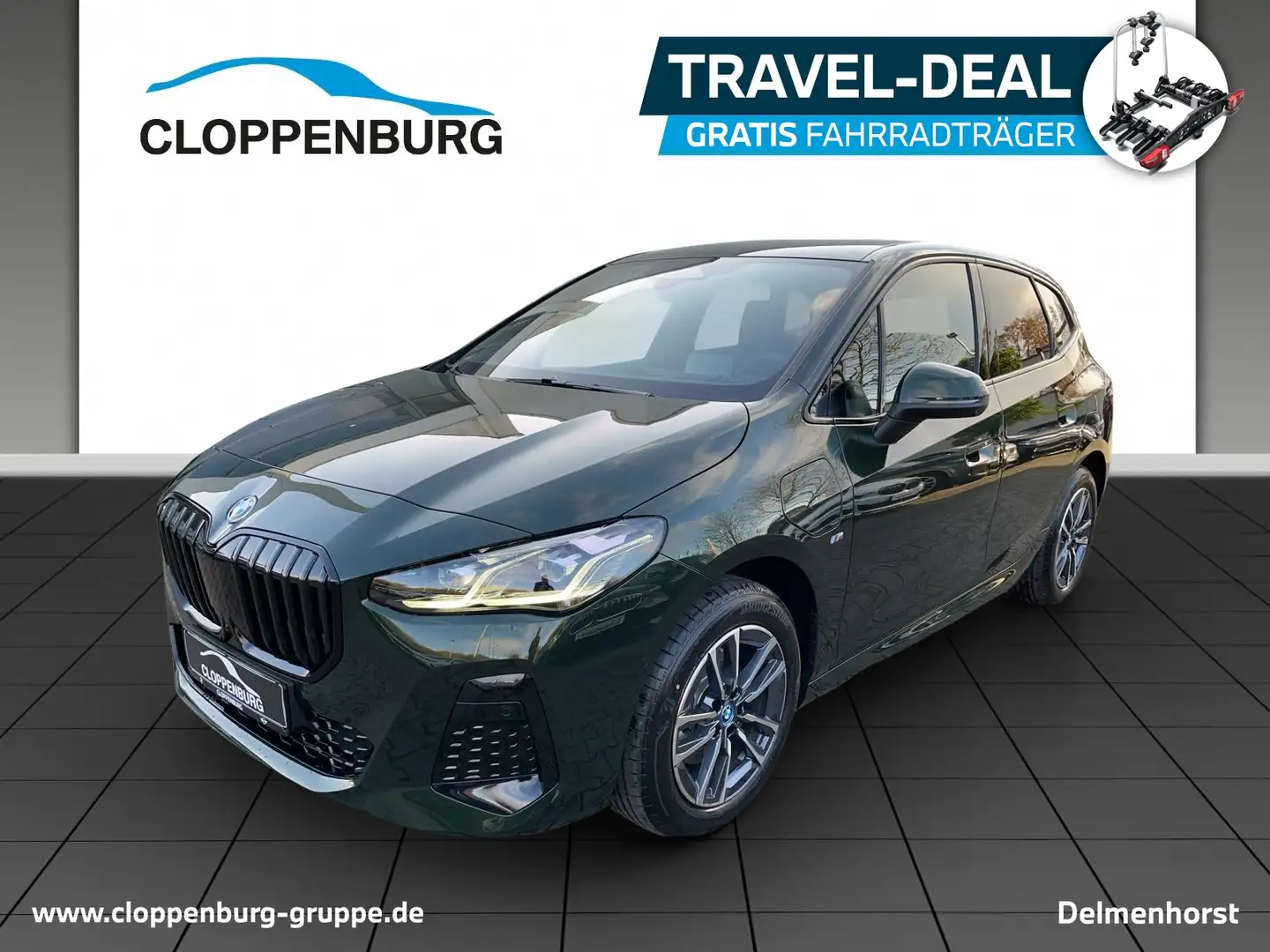 BMW 225 e xDrive Head-Up+AHK+Navi+360° UPE: 60.760€ Verde - 1