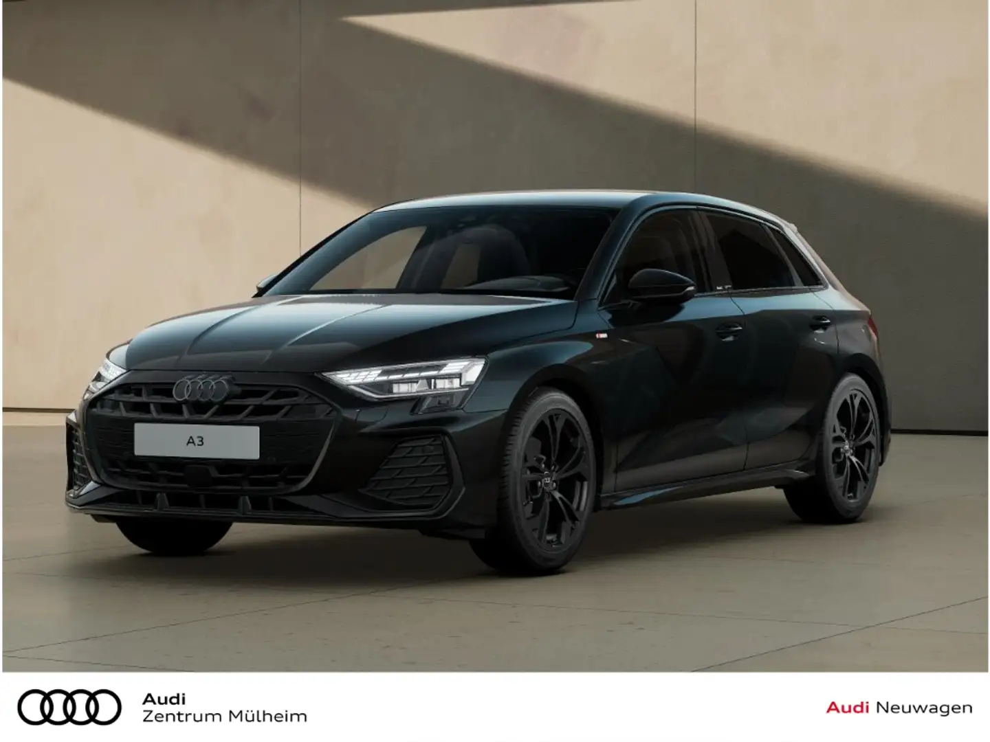 Audi A3 Sportback 30 TFSI S lineDigitales Cockpit Memory S Fekete - 1