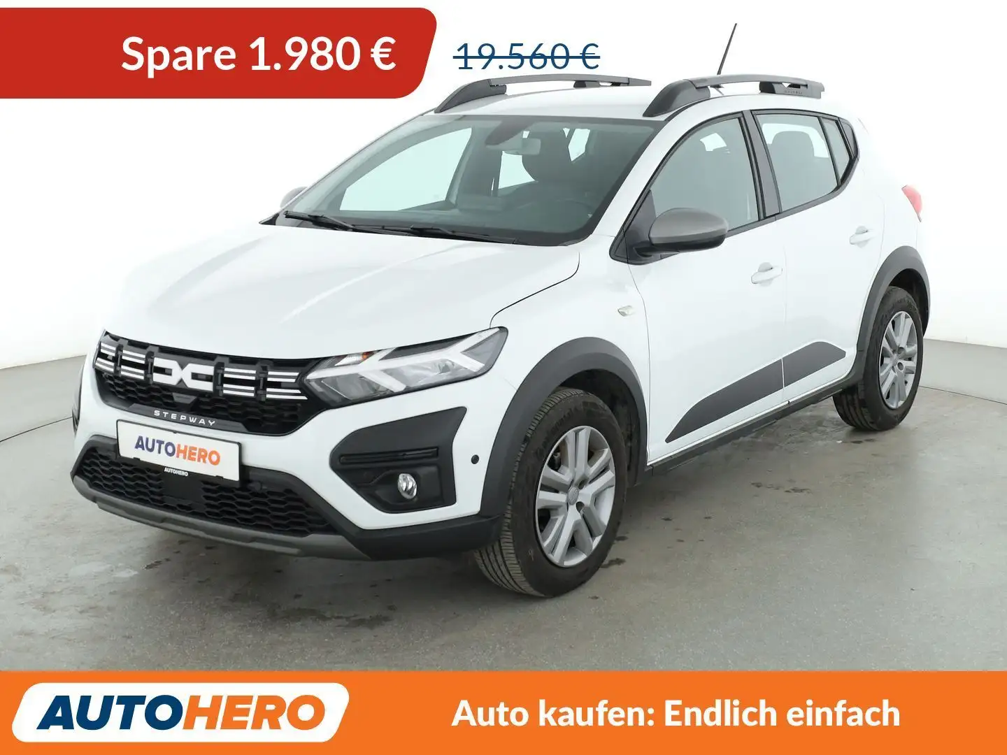 Dacia Sandero 1.0 TCe Stepway Expression Aut.*NAVI*LED*PDC* Weiß - 1