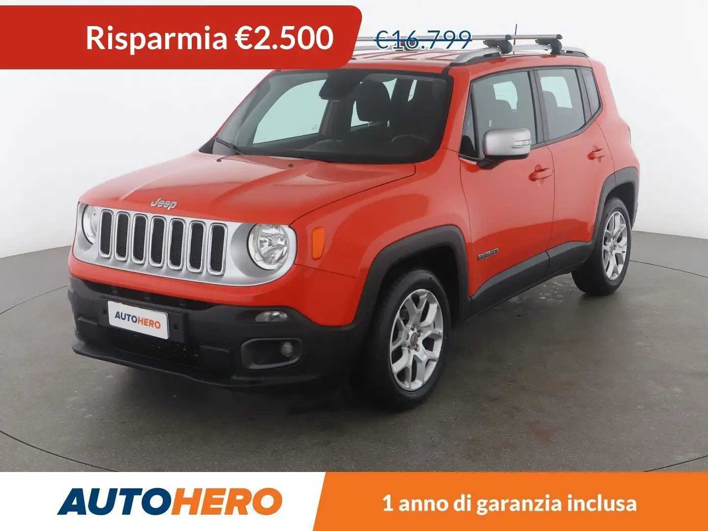 Jeep Renegade 1.6 M-Jet Limited FWD Orange - 1