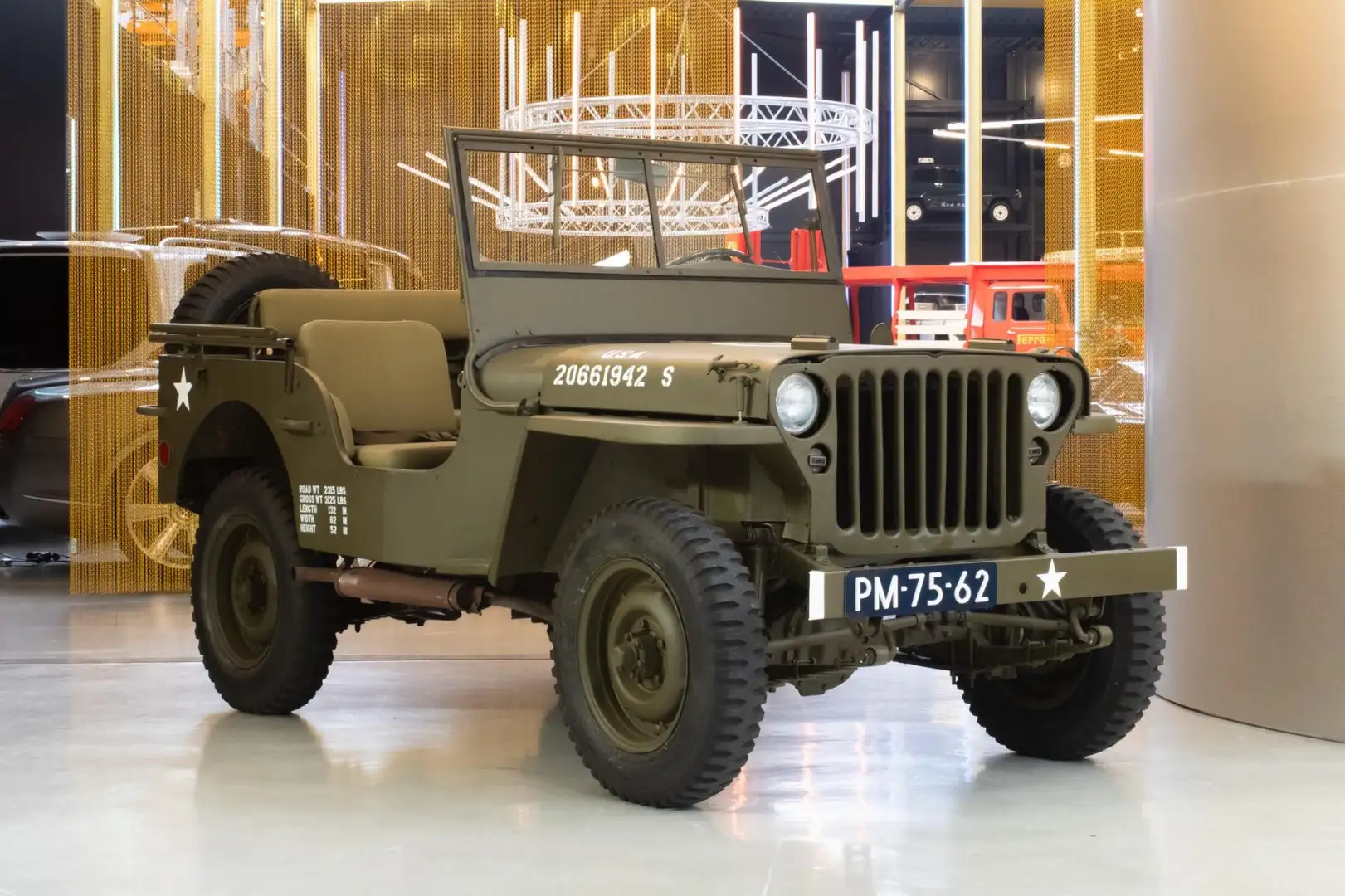 Jeep Willys MB 1942|Originele staat | NL historisch kenteken Grün - 1