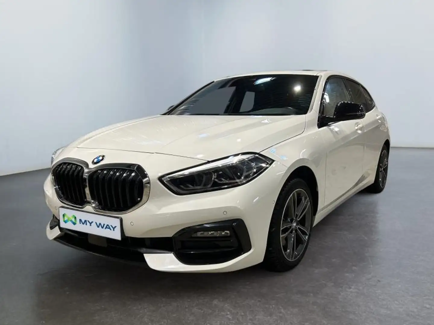 BMW 118 Boite auto*GPS*Caméra*Carplay*Led*Clim auto Blanc - 1