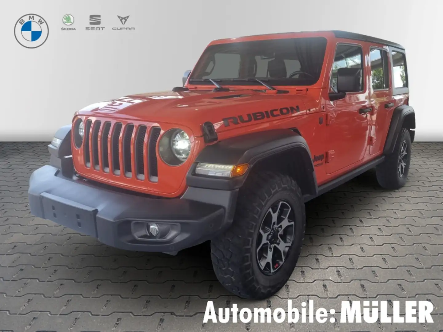 Jeep Wrangler Unlimited 2.2 CRDi Rubicon Hardtop AHK-abnehmbar N Orange - 1
