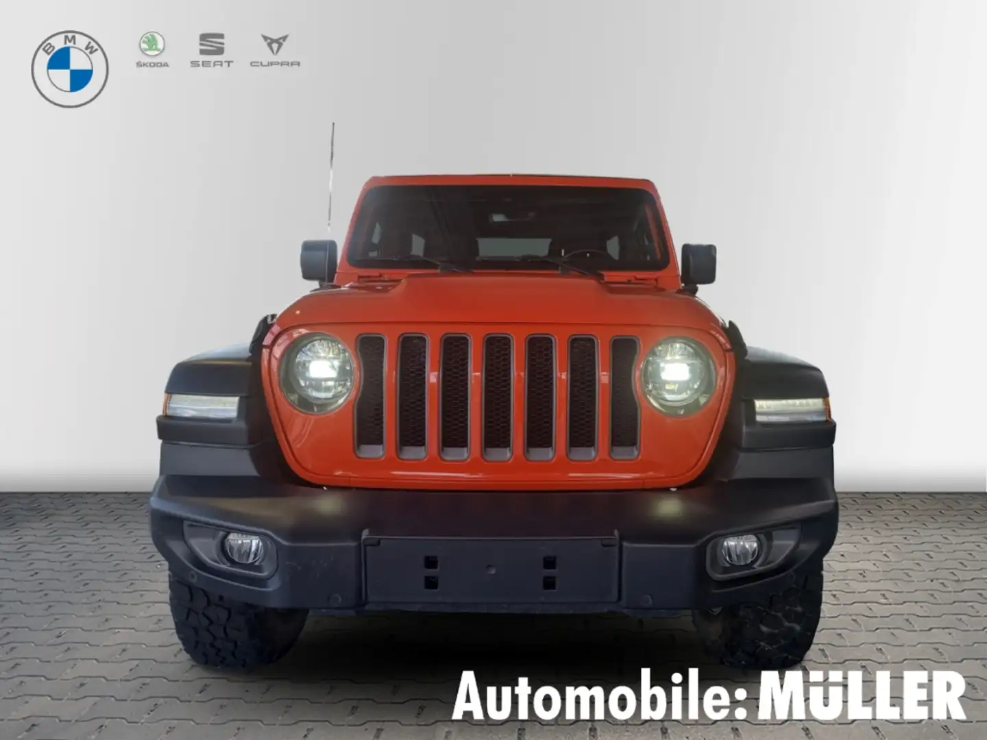 Jeep Wrangler Unlimited 2.2 CRDi Rubicon Hardtop AHK-abnehmbar N Orange - 2