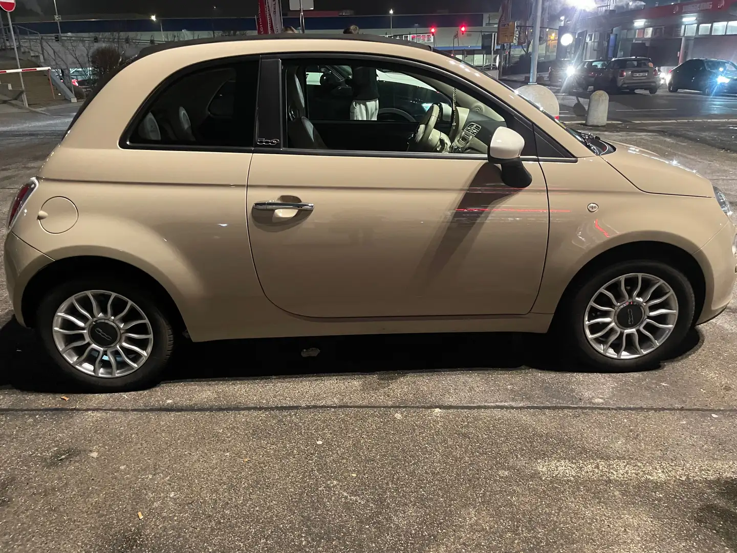 Fiat 500C 500 C 1.2 Lounge Beżowy - 2