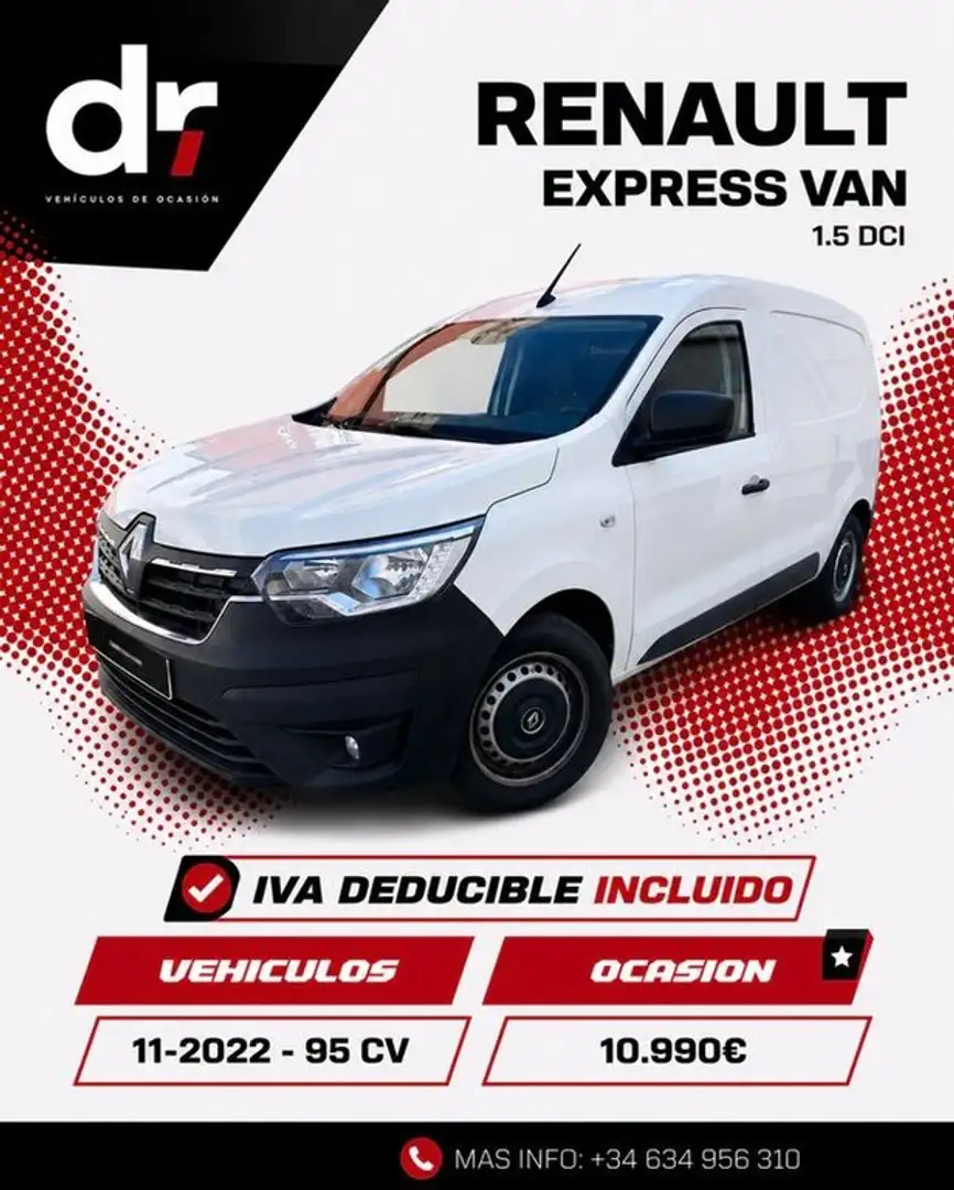 Renault Kangoo Combi authentic 1.5 blue dCi 70 kW (95 CV) Blanco - 1