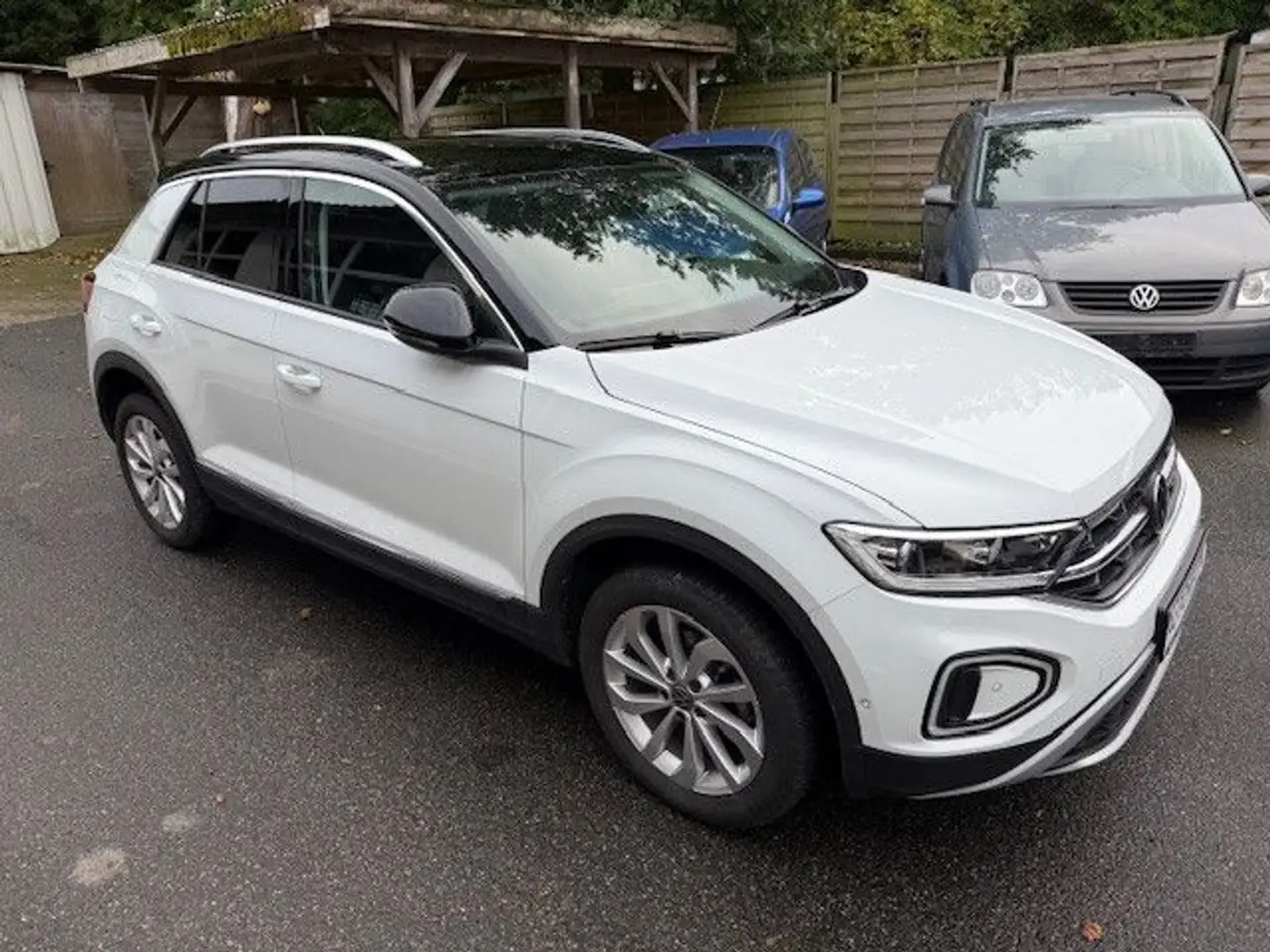 Volkswagen T-Roc 1.5 TSI "Style" DSG -NAVI-LED-AHK-ALU Blanc - 1