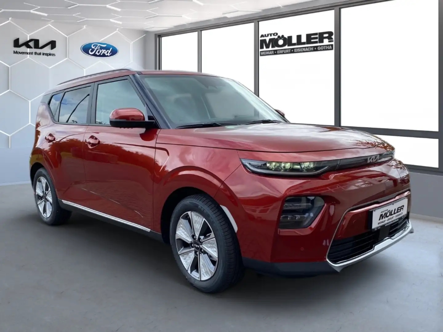 Kia Soul EV Inspiration+WÄRMEPUMPE+NAVI+SOUND+TOTWINKEL+NEB Orange - 2