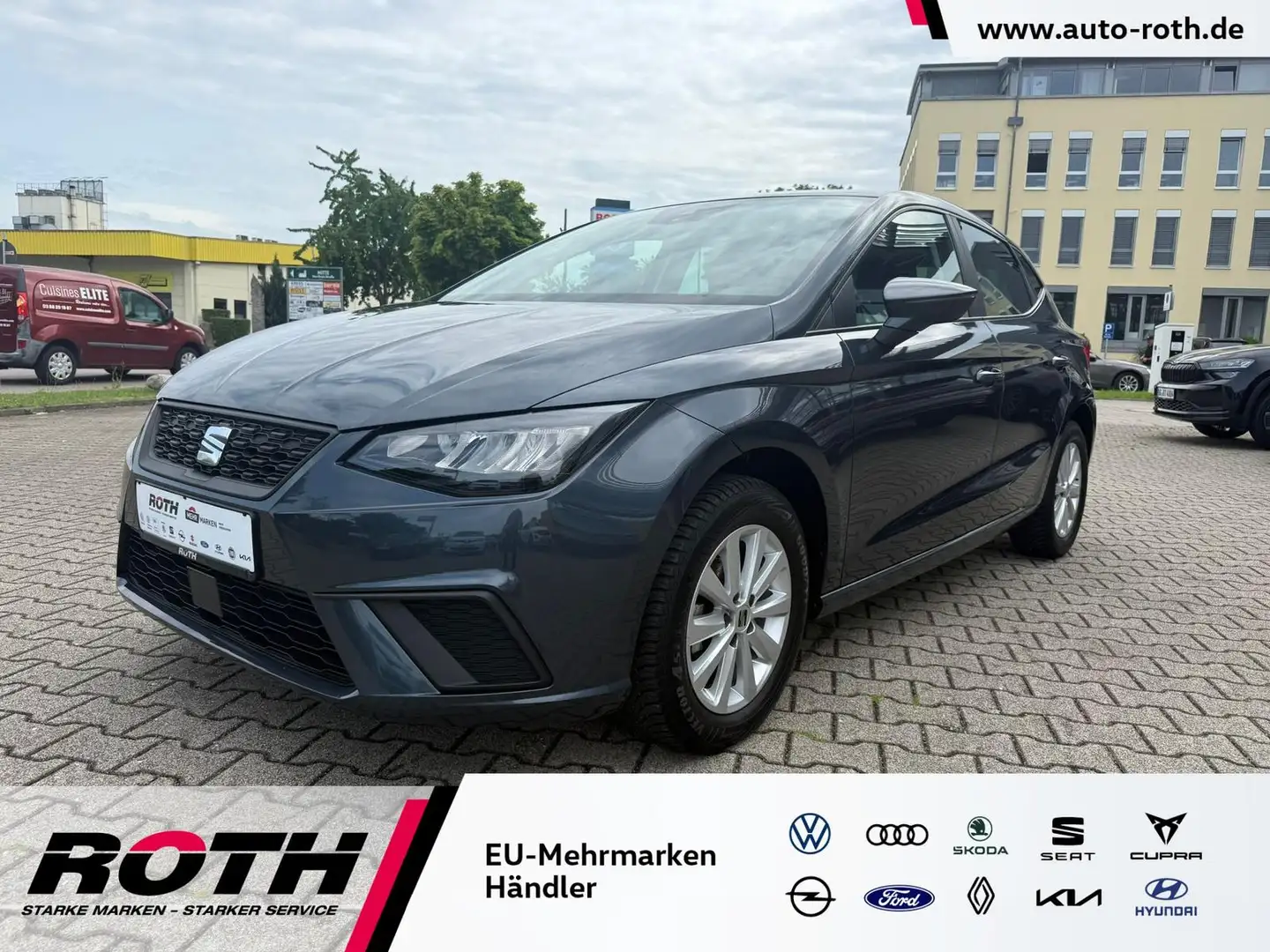 SEAT Ibiza 1.0 TSI Style *LED*Navi*PDC*ALu* Grijs - 1