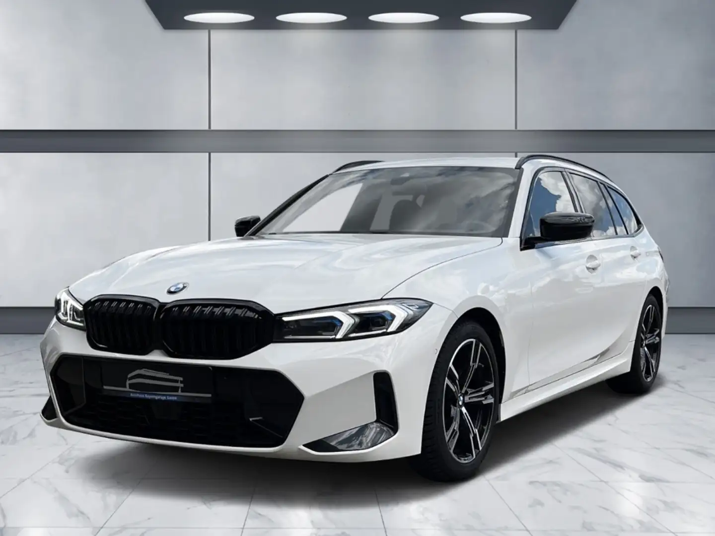 BMW 318 i M Sport Touring Park-Assist ACC HiFi RFK Blanc - 1