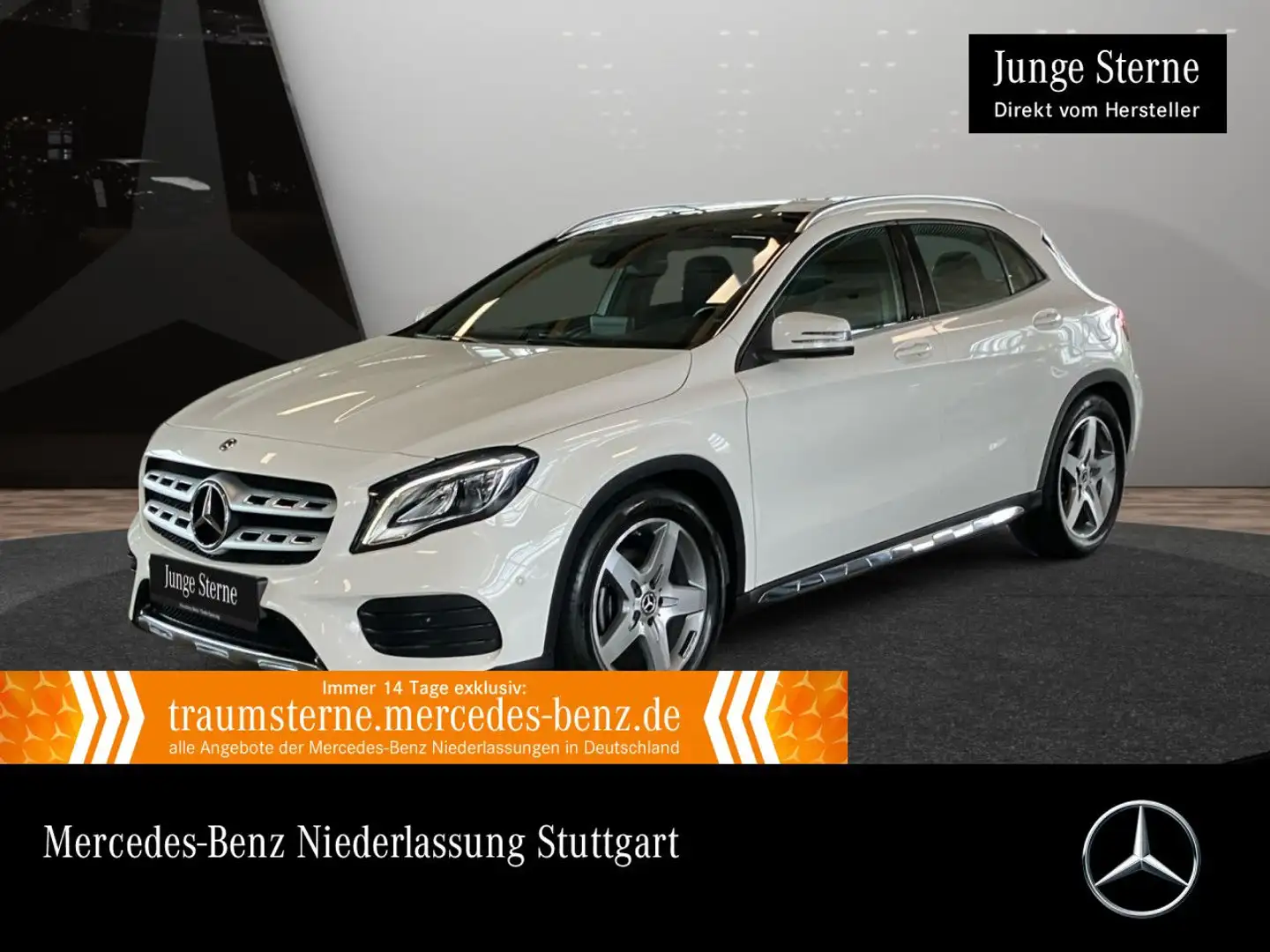 Mercedes-Benz GLA 200 AMG Pano LED Navi Laderaump PTS 7G-DCT Wit - 1